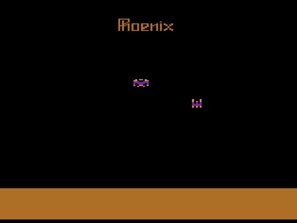 Title Screen of Phoenix for Atari 2600